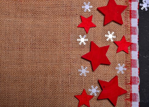 Christmas Background with Stars Slate