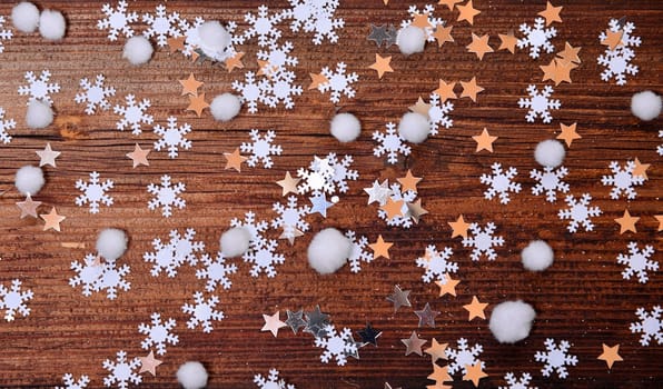 Christmas Background with Stars