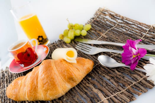 Breakfast is prepared