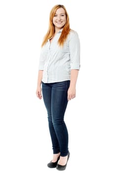 Full length shot of a trendy woman
