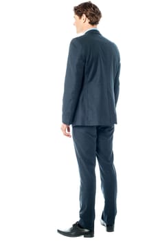 Business executive looking away