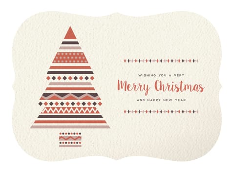 Merry christmas happy new year design