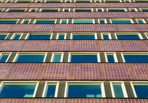 Tall Building Windows side by side.