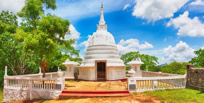 Avukana dagoba near Kekirawa, Sri Lanka. Panorama