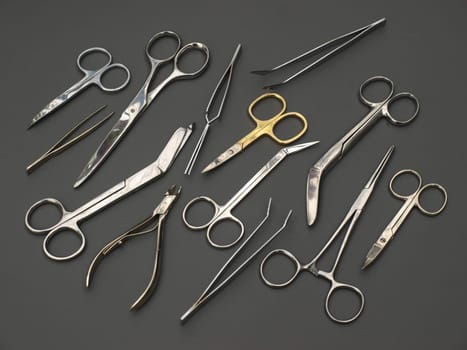 Scissors and tweezers