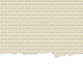 seamless colored stone wall background with broken plaster