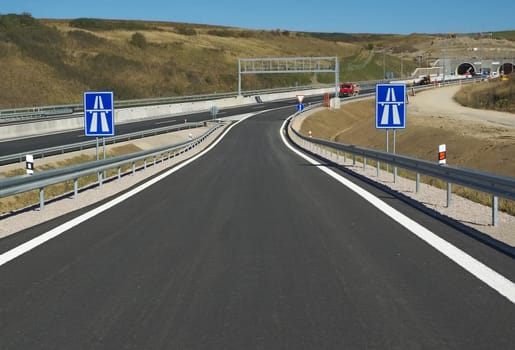 New highway in Levoca, Slovakia
