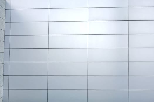 modern wall tile background - silver, blue, grey