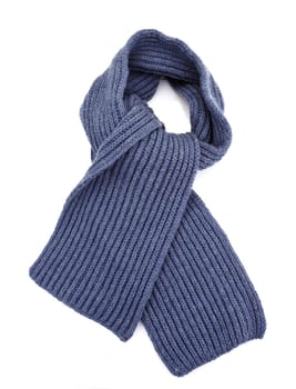 grey scarf isolated  on white