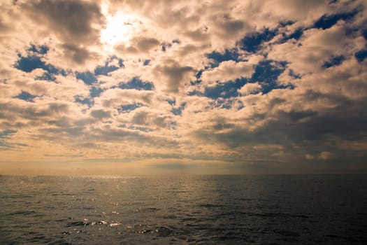 Seascape on a late-summer morning