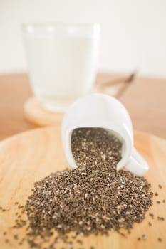 Premium raw organic chia seeds