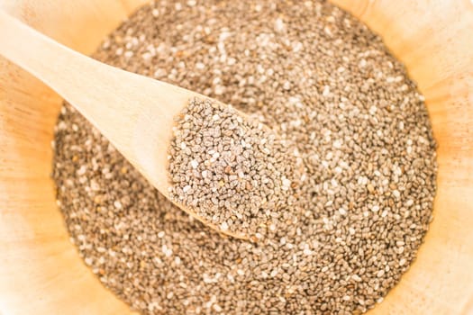 Premium raw organic chia seeds