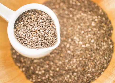 Premium raw organic chia seeds