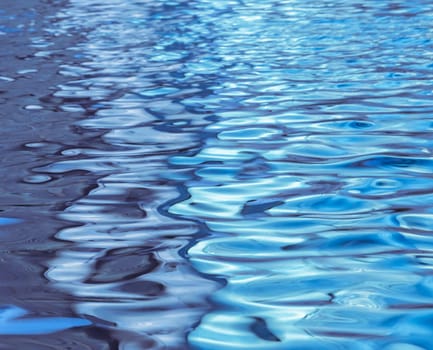 Blurred abstract background of light reflection on water motion