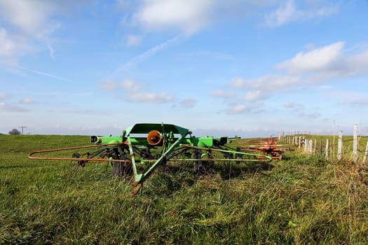 Agricultural equipment - A hay turner or gyro turner