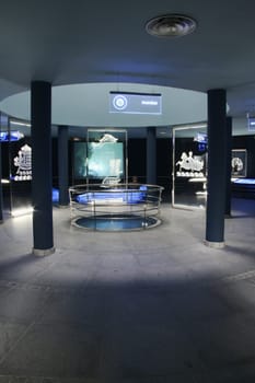 Main hall of the Water interpretation centre