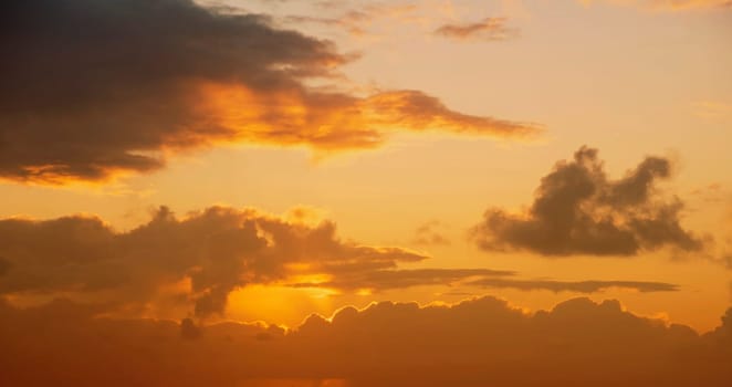 Perfect sunset sky