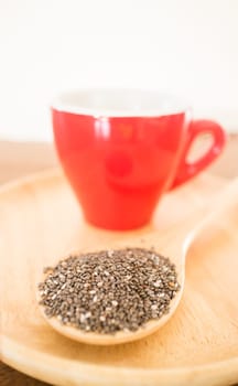 Premium raw organic chia seeds