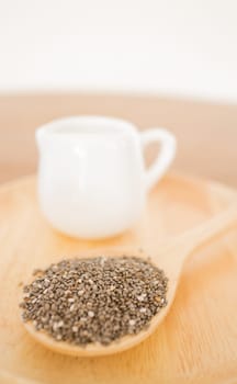 Premium raw organic chia seeds