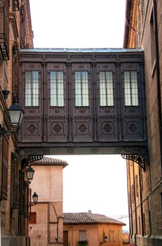Skywalk of the Royal College of Noble Maidens in Toledo, Spain