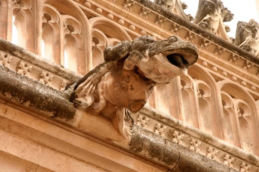Monastery of Saint John of the Kings gargoyle. Toledo, Spain
