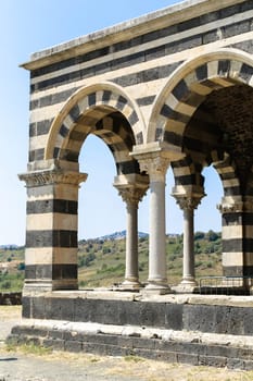 The Santa Trinita di Saccargia church in Sardinia
