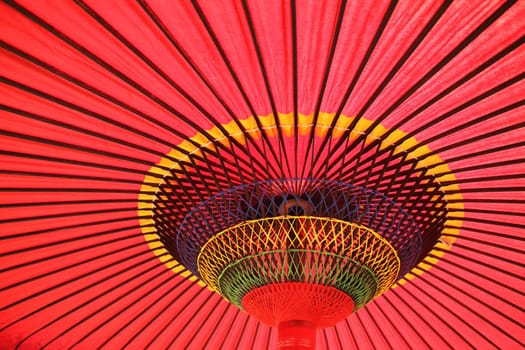 Japanese red umbrella