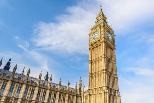 Big Ben Clock Tower and House of Parliament, London, England, UK