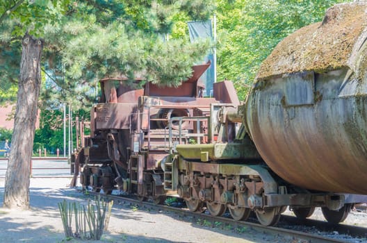 Freight wagons,tank wagons,torpedo wagons or pan wagons were intended for the transport of liquid iron.