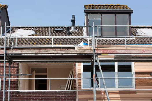These houses are given a new coat