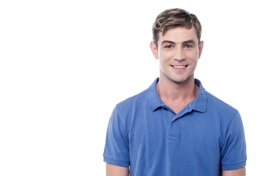 Young smiling guy in casuals