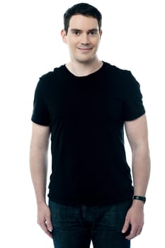 Middle aged man posing in casuals