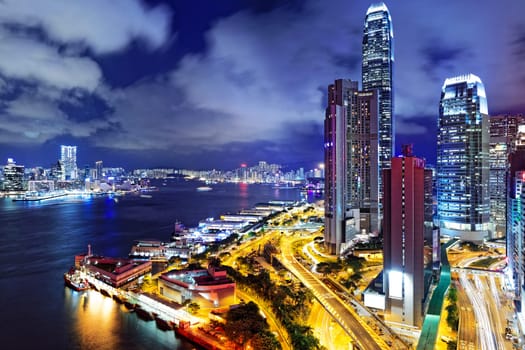 Hong Kong City at Night