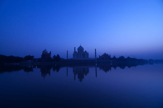 Taj Mahal in twilight, Agra, India