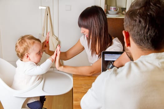 Family life at home