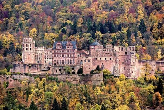 Heidelberger Scloss in autumn