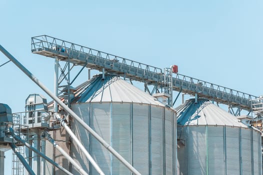 Agricultural Silo - Building Exterior, Storage and drying of grains, wheat, corn, soy, sunflower