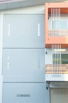 Simply style of new building, stock photo