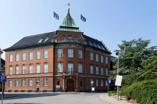 Buildings of the municipal administration in the Danish town of Nykabing