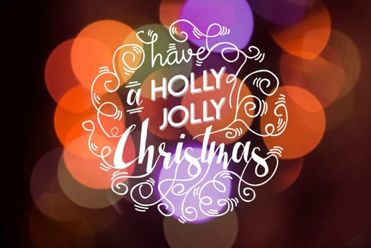 Merry christmas greeting card design