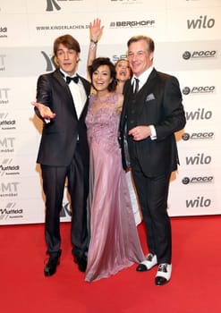 Matze Knop. Miriam Pielhau and Marc Marshall moderated the evening , Kinderlachen Gala 2015 at the Westfalenhalle Dortmund on 28.11.2015