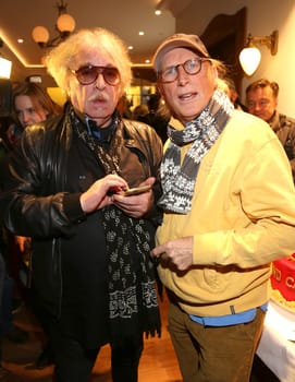 Bernhard Paul und Otto Wallkes, Roncalli Grand Cafe Eroeffnung im Levanthehaus Hamburg am 01.12.2015