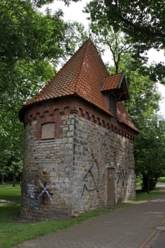 Small building in a park in Stadthagen