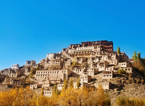 Thiksey Monastery is a Tibetan Buddhist monastery in Leh Ladakh, India.