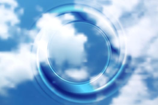 Abstract circle bright background