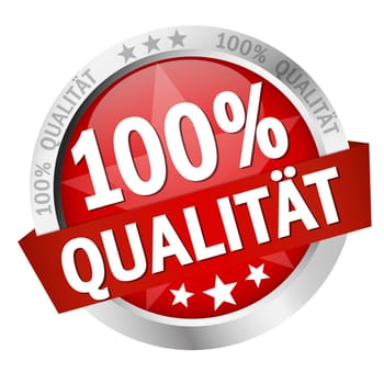 colored button with banner and text - 100% quality
