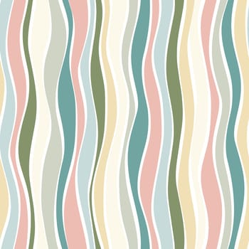 seamless multi colored background with vertical waves