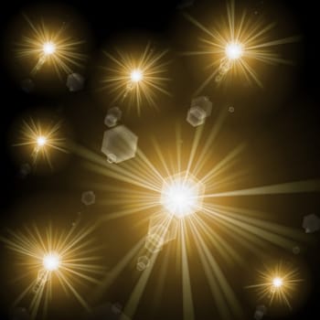modern artistic pattern with pixels and lights
