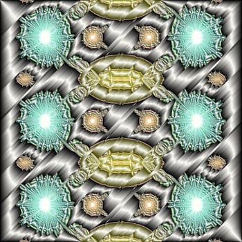 modern artistic pattern with pixels and lights