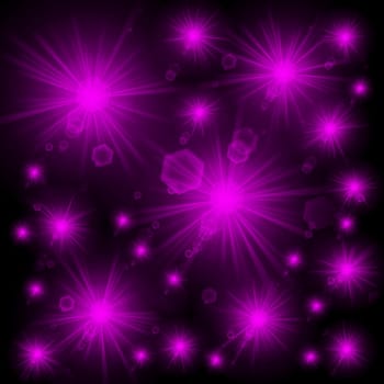 modern artistic pattern with pixels and lights
